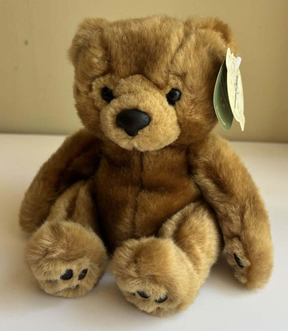 First & Main Dimples the Bear Brown Teddy Bear 2002 Sitting 7 Inch Plush